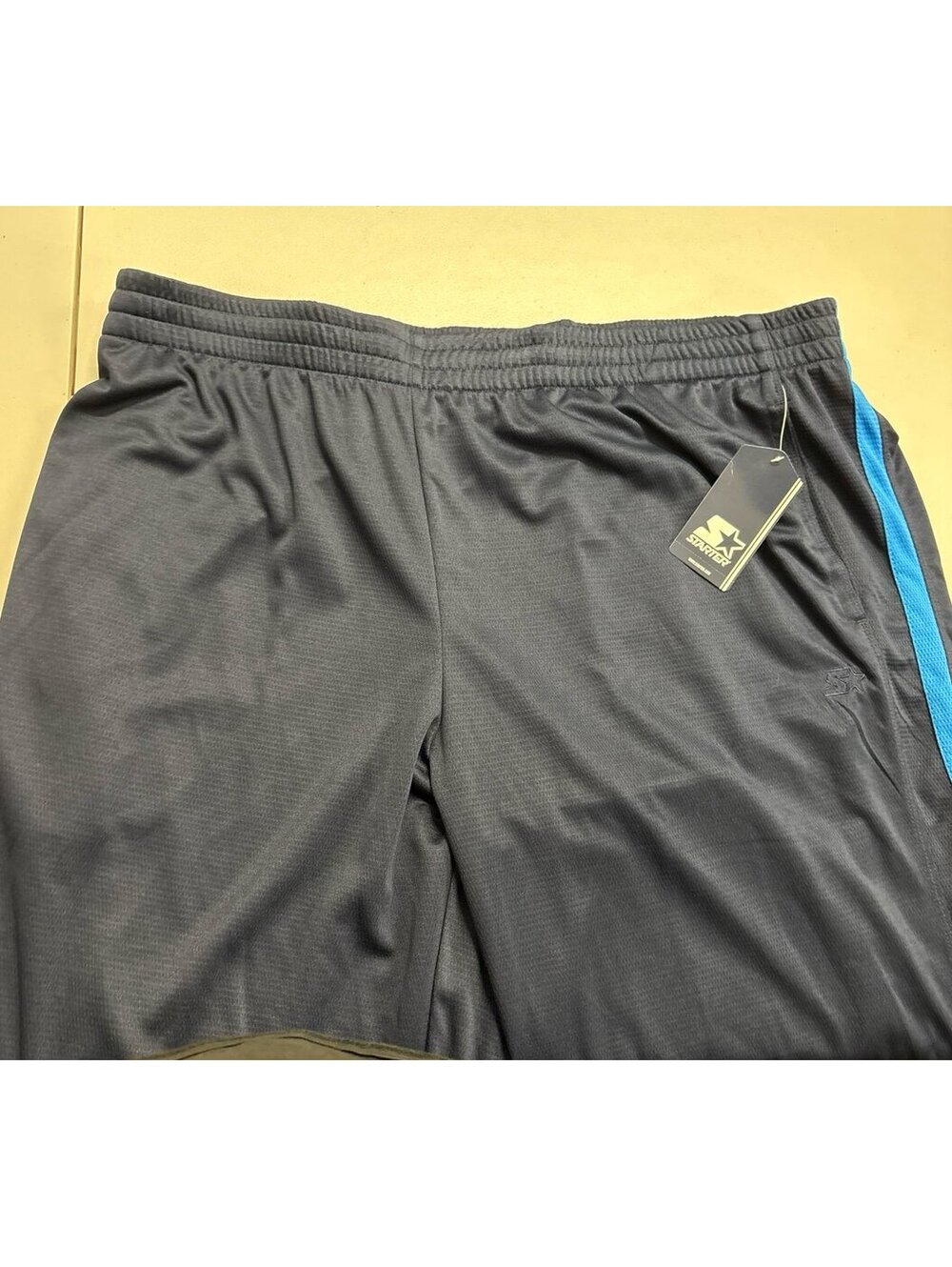 Starter Mens 2XL Knit Training Pants Dark Navy Blue Athletic Track Pants NWT